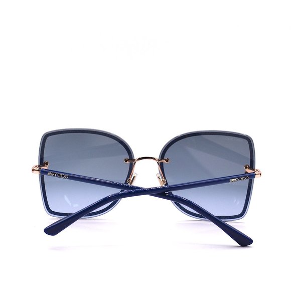 JIMMY CHOO LETI/S LKS GOLD BLUE AUTHENTIC SUNGLASSES - Picture 10 of 14
